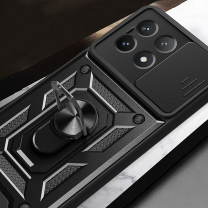 Capa para Xiaomi Poco X6 Pro, Techsuit, CamShield, Preta