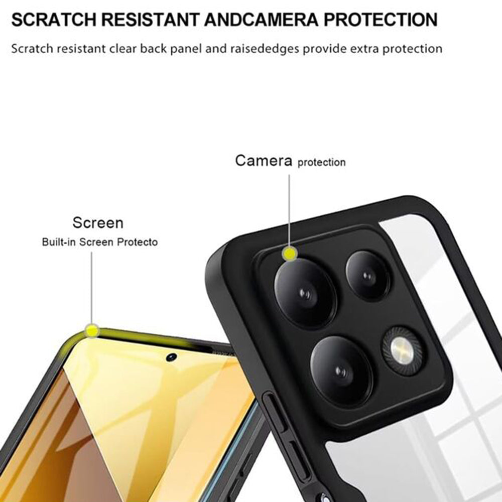 Capa para Xiaomi Poco X6 Pro, Techsuit, ColorVerse 360, Preta