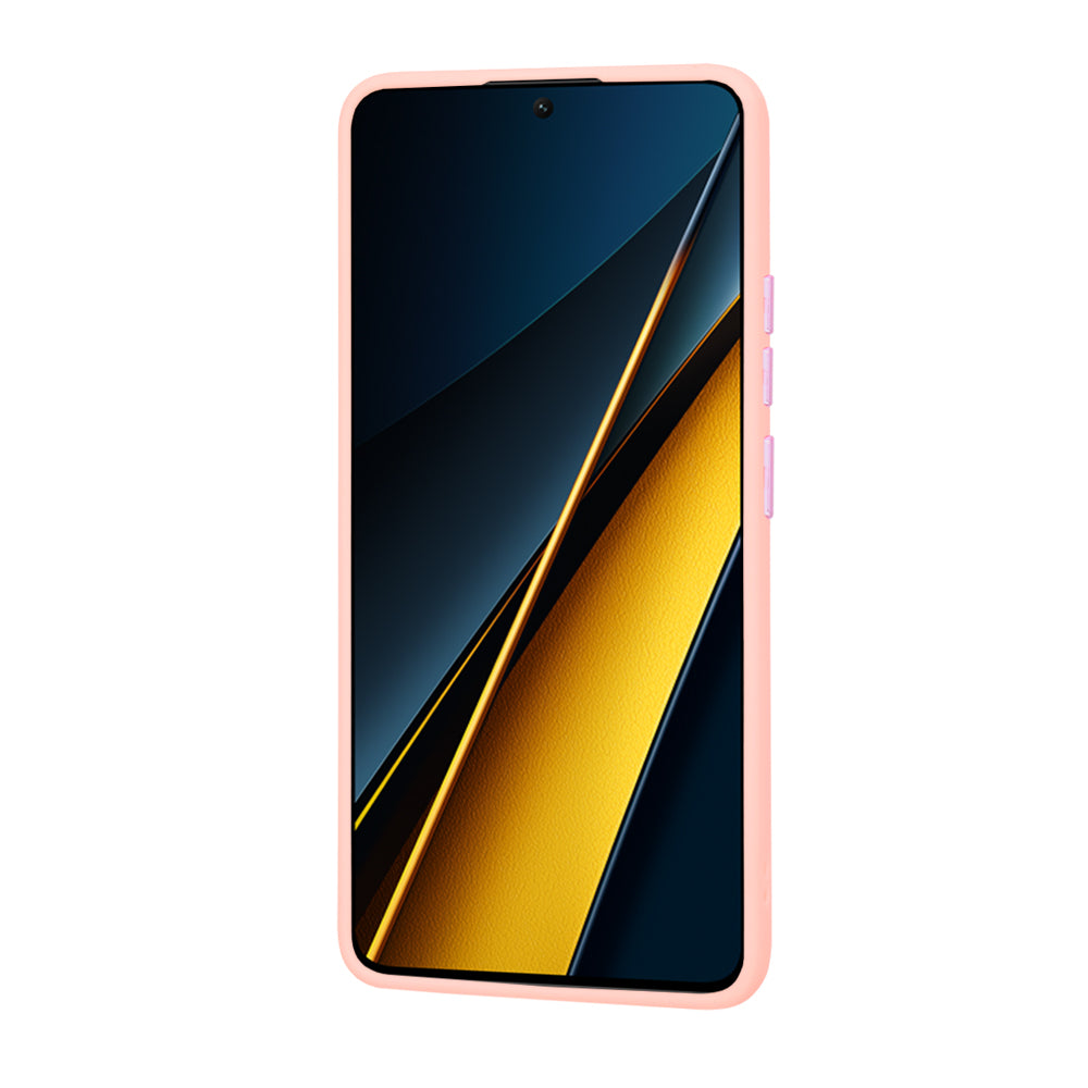 Capa para Xiaomi Poco X6 Pro, Techsuit, HaloFrost, Rosa