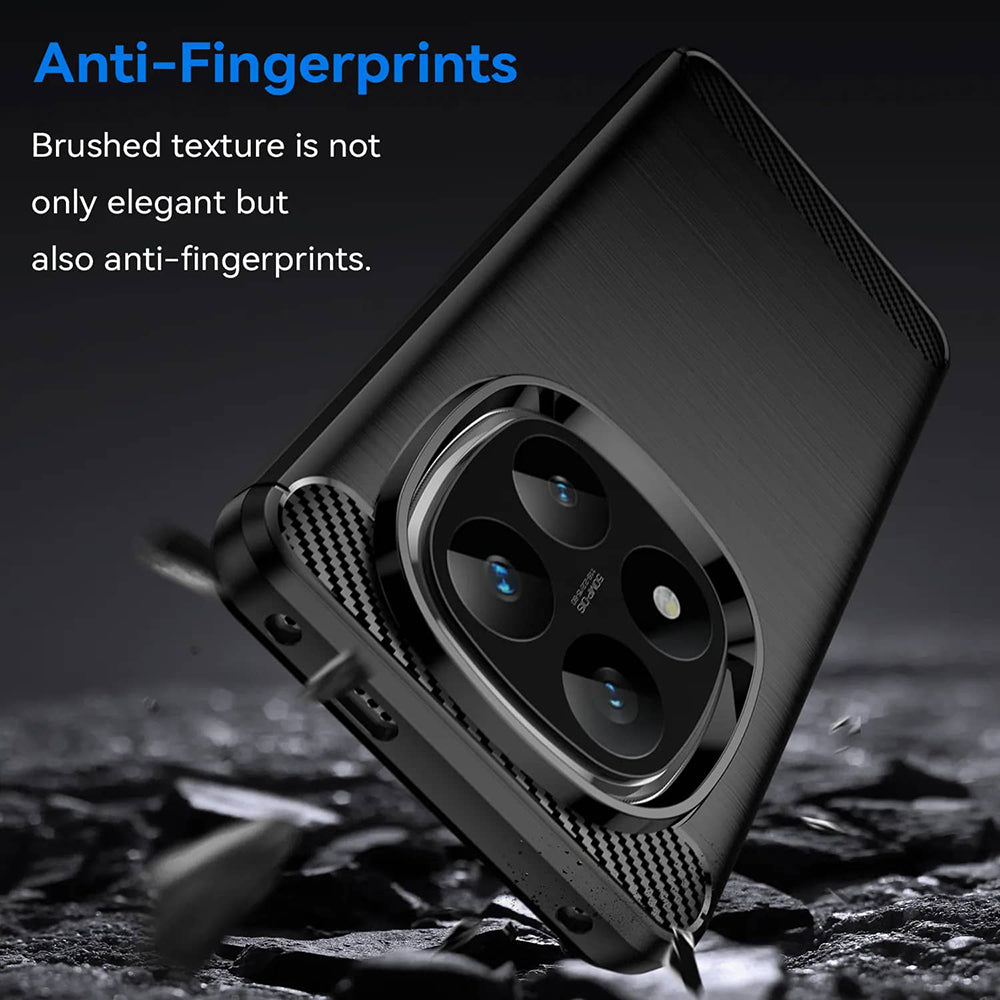 Capa para Xiaomi Poco X7 / Note 14 Pro 5G, Techsuit, Carbono, Preta