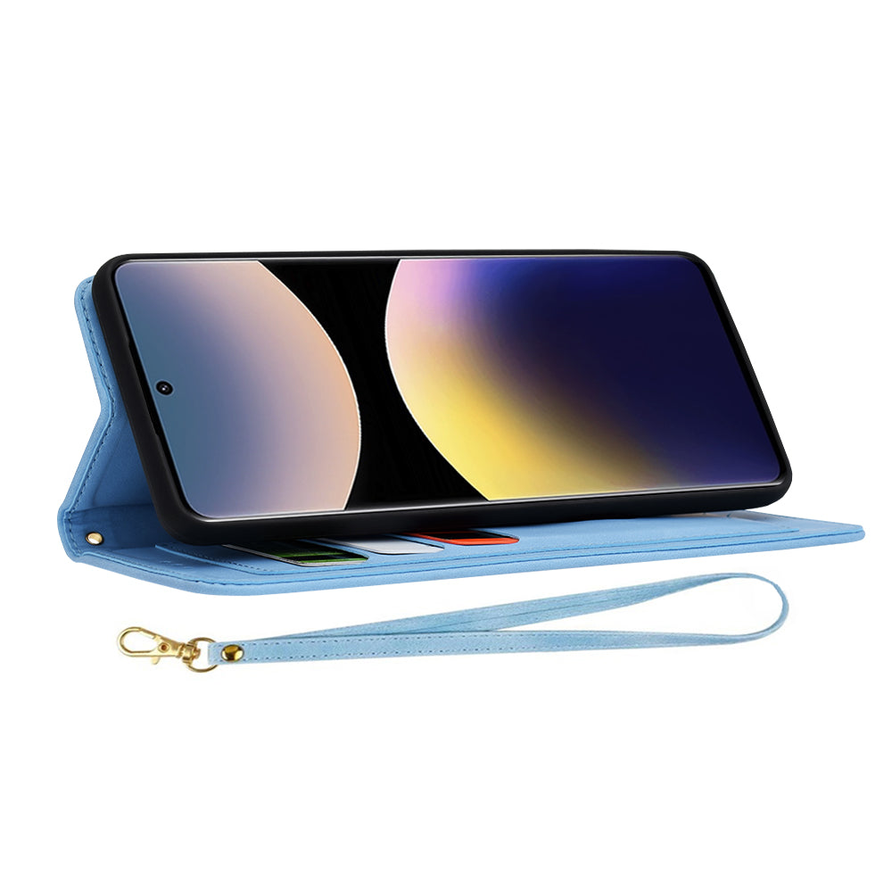 Capa para Xiaomi Poco X7 / Note 14 Pro 5G, Techsuit, FlipCraft, Azul