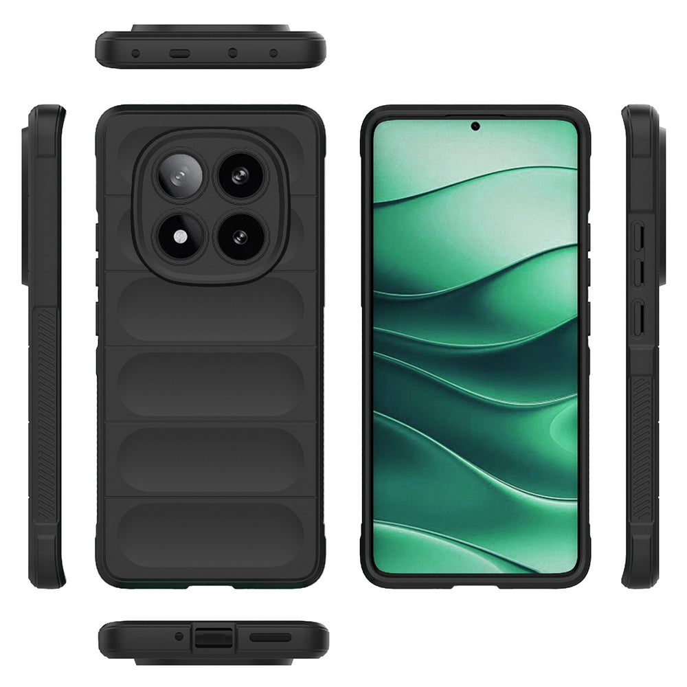 Capa para Xiaomi Poco X7 / Note 14 Pro 5G, Techsuit, Magic Shield, Preta