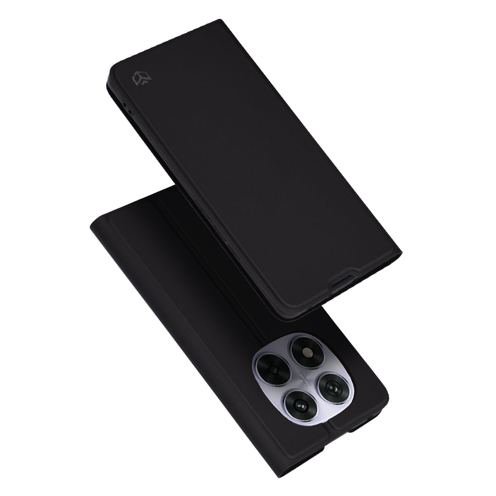 Capa para Xiaomi Poco X7 / Note 14 Pro 5G, Techsuit, Magskin Book, Preta