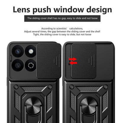 Capa para Xiaomi Poco X7 Pro, Techsuit, CamShield, Preta