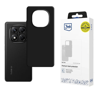 Capa para Xiaomi Poco X7 / Redmi Note 14 Pro 5G, 3MK, Preta Mate