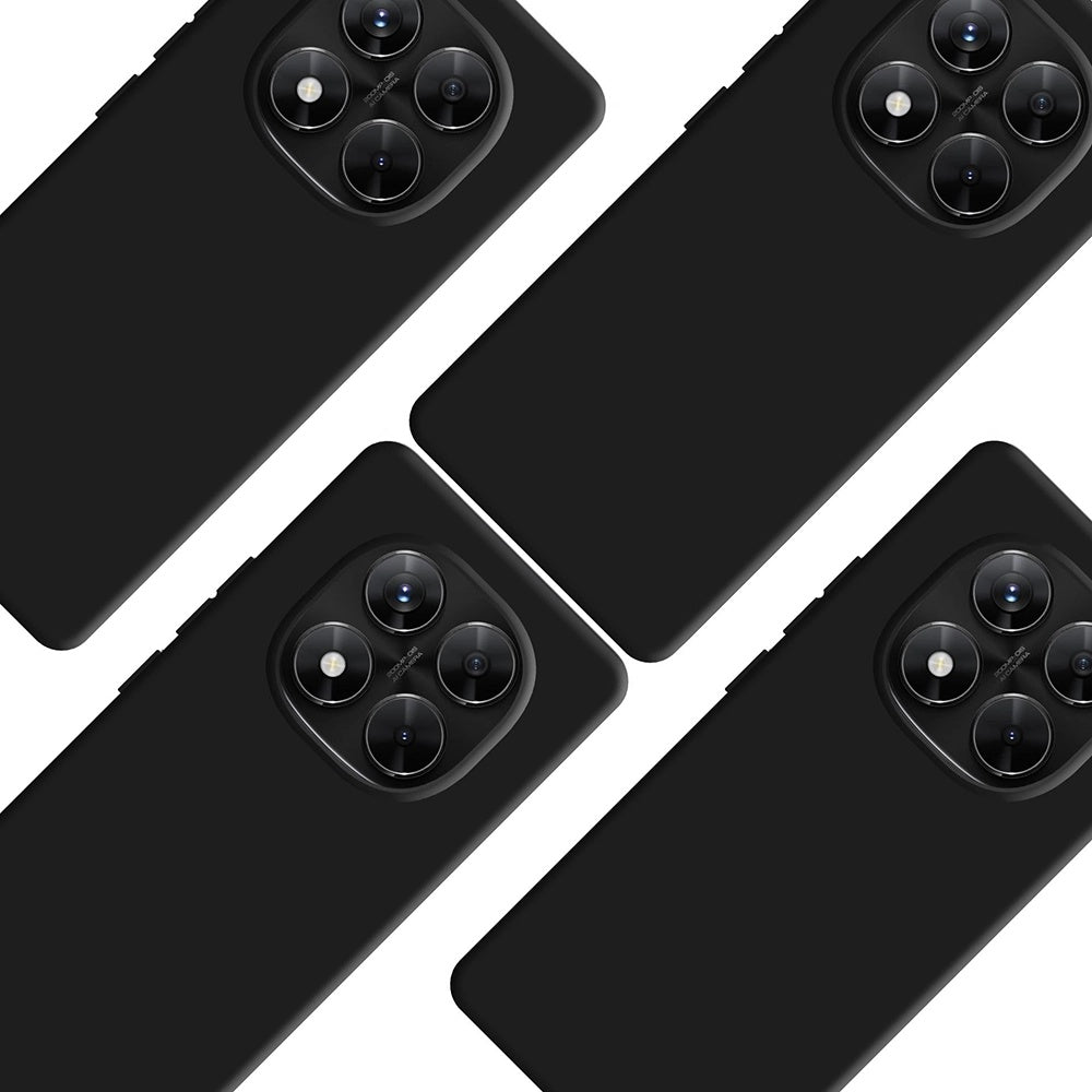 Capa para Xiaomi Poco X7 / Redmi Note 14 Pro 5G, 3MK, Preta Mate