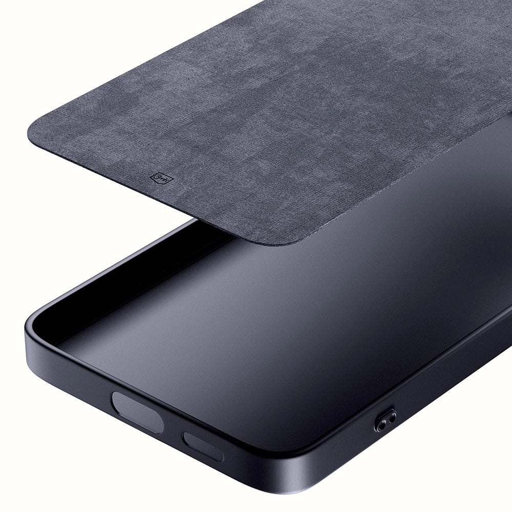 Capa para Xiaomi Poco X7 / Redmi Note 14 Pro 5G, 3MK, Preta Mate