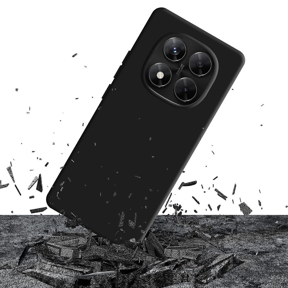 Capa para Xiaomi Poco X7 / Redmi Note 14 Pro 5G, 3MK, Preta Mate
