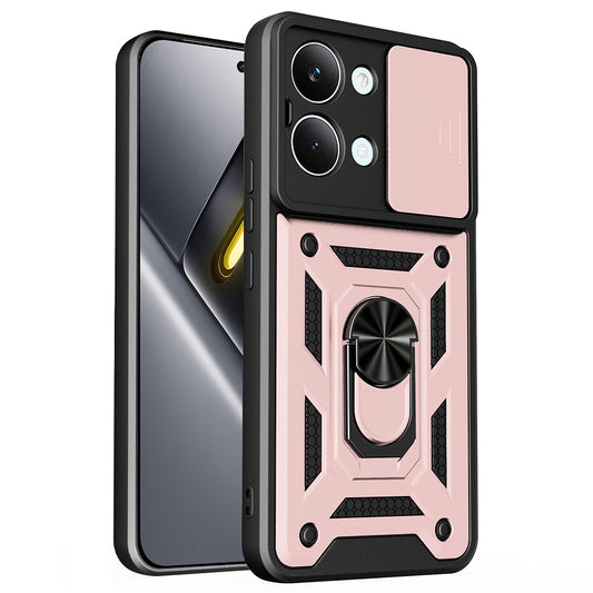 Capa para Xiaomi Poco X8 Pro Max, Techsuit, CamShield, Rosa Dourado