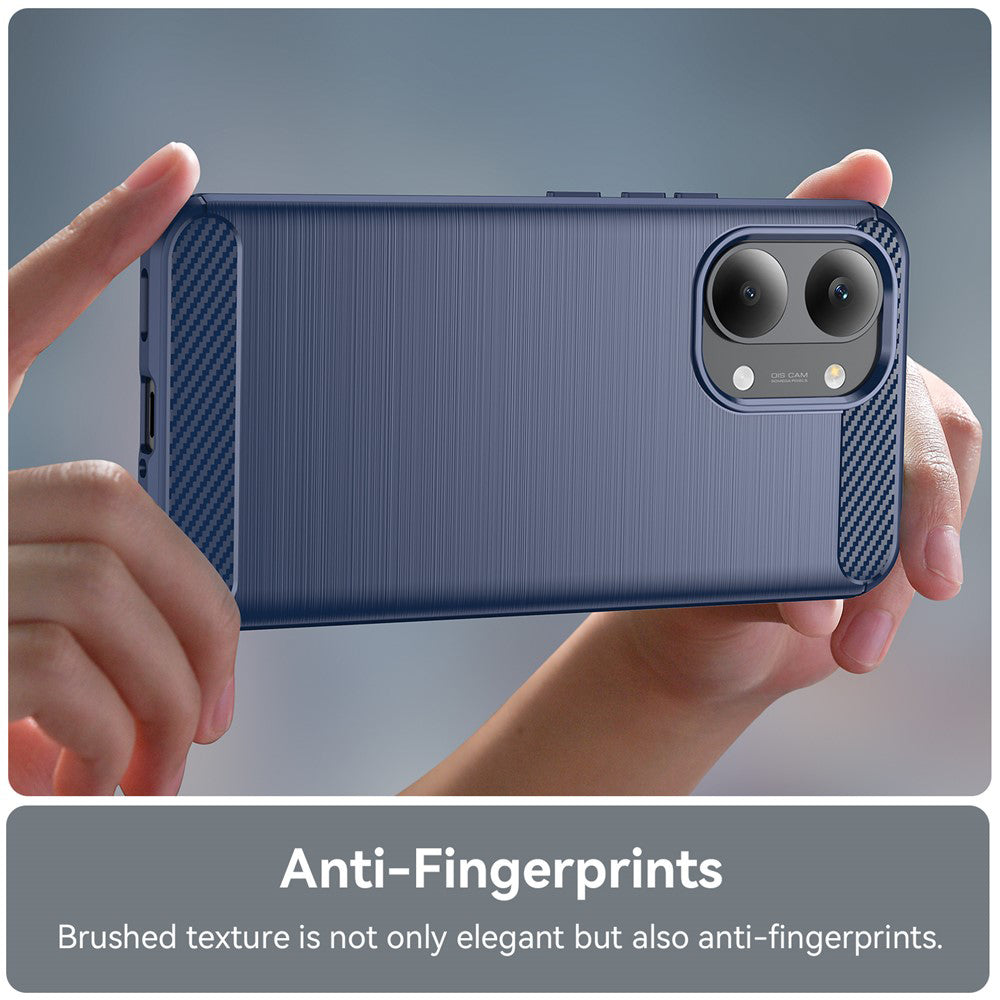 Capa para Xiaomi Poco X8 Pro Max, Techsuit, Carbono, Azul