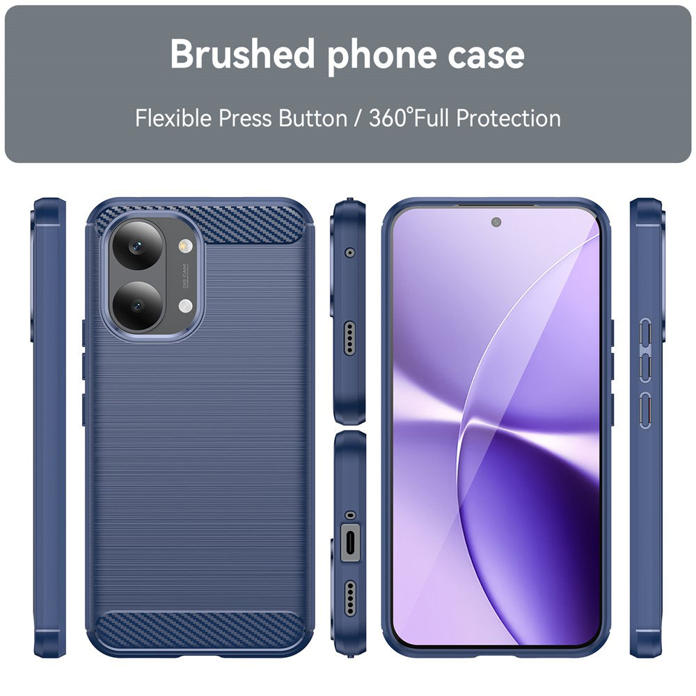 Capa para Xiaomi Poco X8 Pro Max, Techsuit, Carbono, Azul