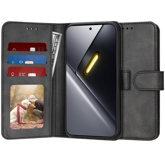 Capa para Xiaomi Poco X8 Pro Max, Techsuit, Diary Book, Preta