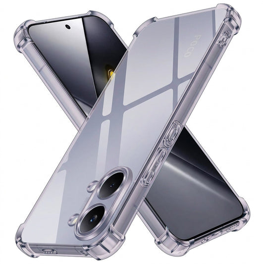 Capa para Xiaomi Poco X8 Pro Max, Techsuit, Transparente Antichoque, Fumada