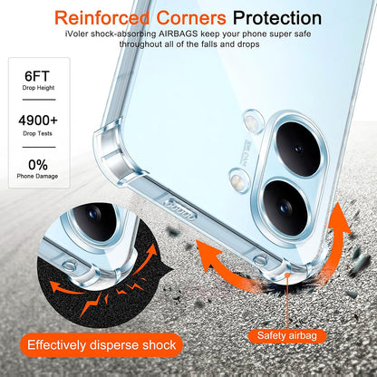Case for Xiaomi Poco X8 Pro Max, Techsuit, Shockproof Clear, Transparent
