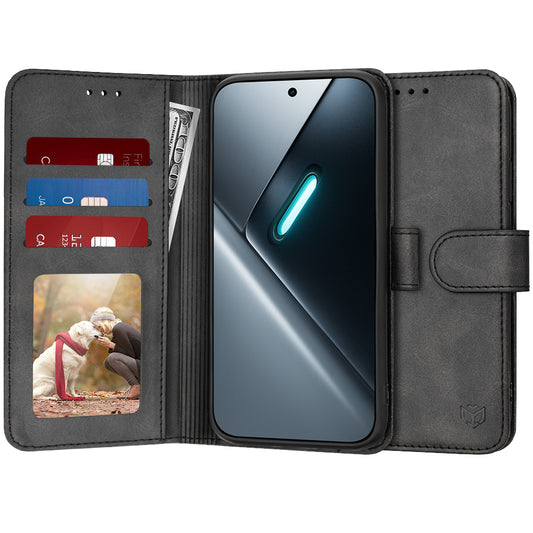 Capa para Xiaomi Poco X8 Pro, Techsuit, Diary Book, Preta