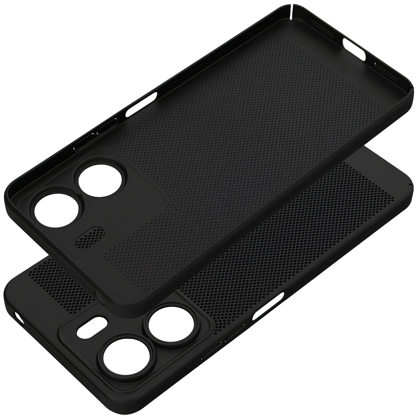 Capa para Xiaomi Poco C65 / Redmi 13C, OEM, Breezy, Preto 