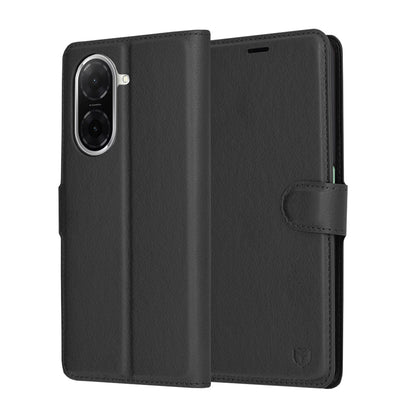 Capa para Xiaomi Redmi A5 4G (Regional), Techsuit, Leather Folio, Preta