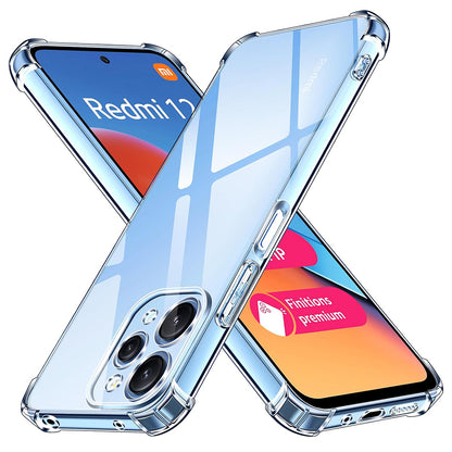Case for Xiaomi Redmi 12 5G / 12, Techsuit, Shockproof Clear, Transparent