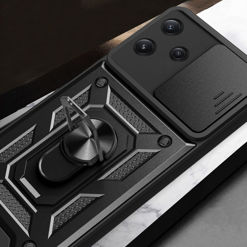 Capa para Xiaomi Redmi 12 5G, Techsuit, CamShield, Preta