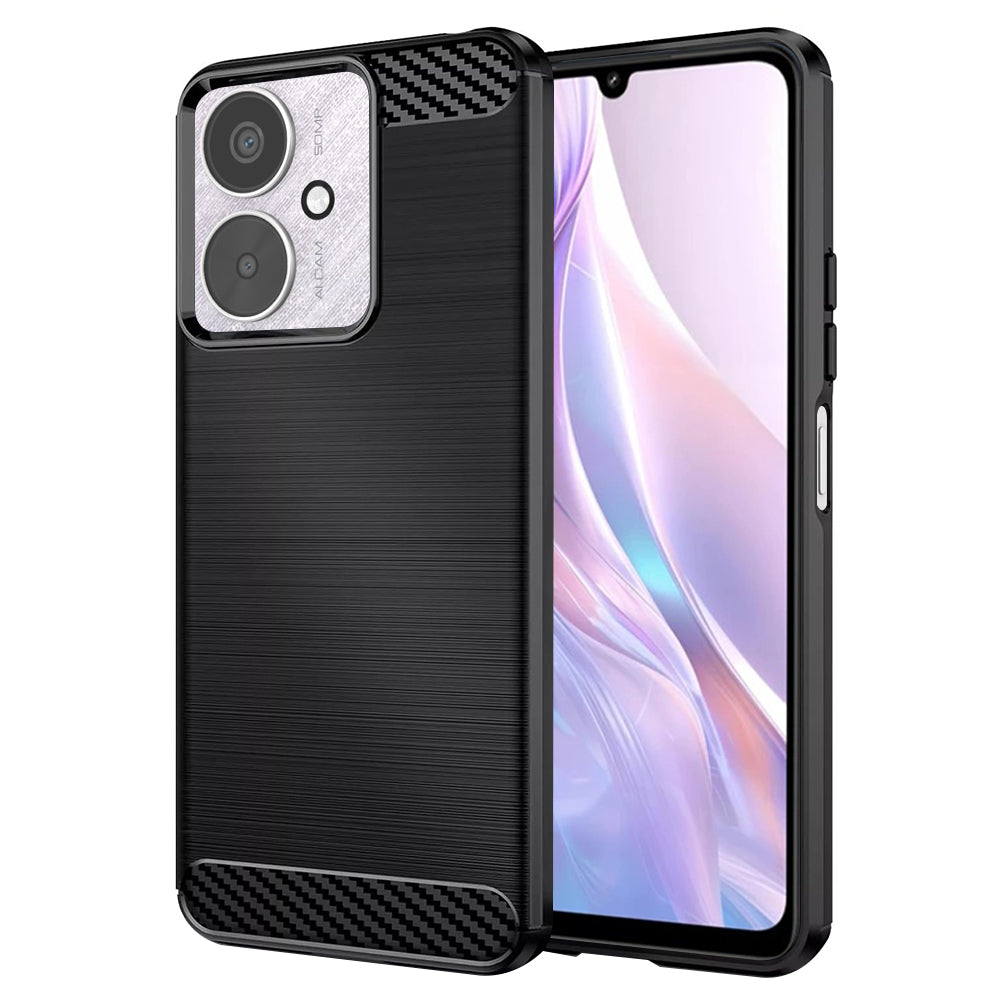 Capa para Xiaomi Redmi 13C 5G / 13C / Poco C65, Techsuit, Carbono, Preta