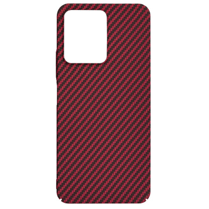 Capa para Xiaomi Redmi 13C 5G / 13C / Poco C65, Techsuit, Carbonite FiberShell, Vermelha