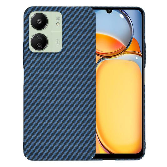 Capa para Xiaomi Redmi 13C 5G / 13C / Poco C65, Techsuit, Carbonite FiberShell, Turquesa