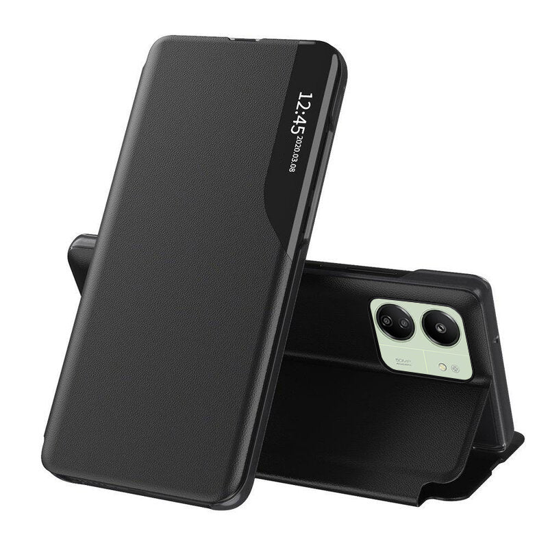 Capa para Xiaomi Redmi 13C 5G / 13C / Poco C65, Techsuit, eFold, Preta