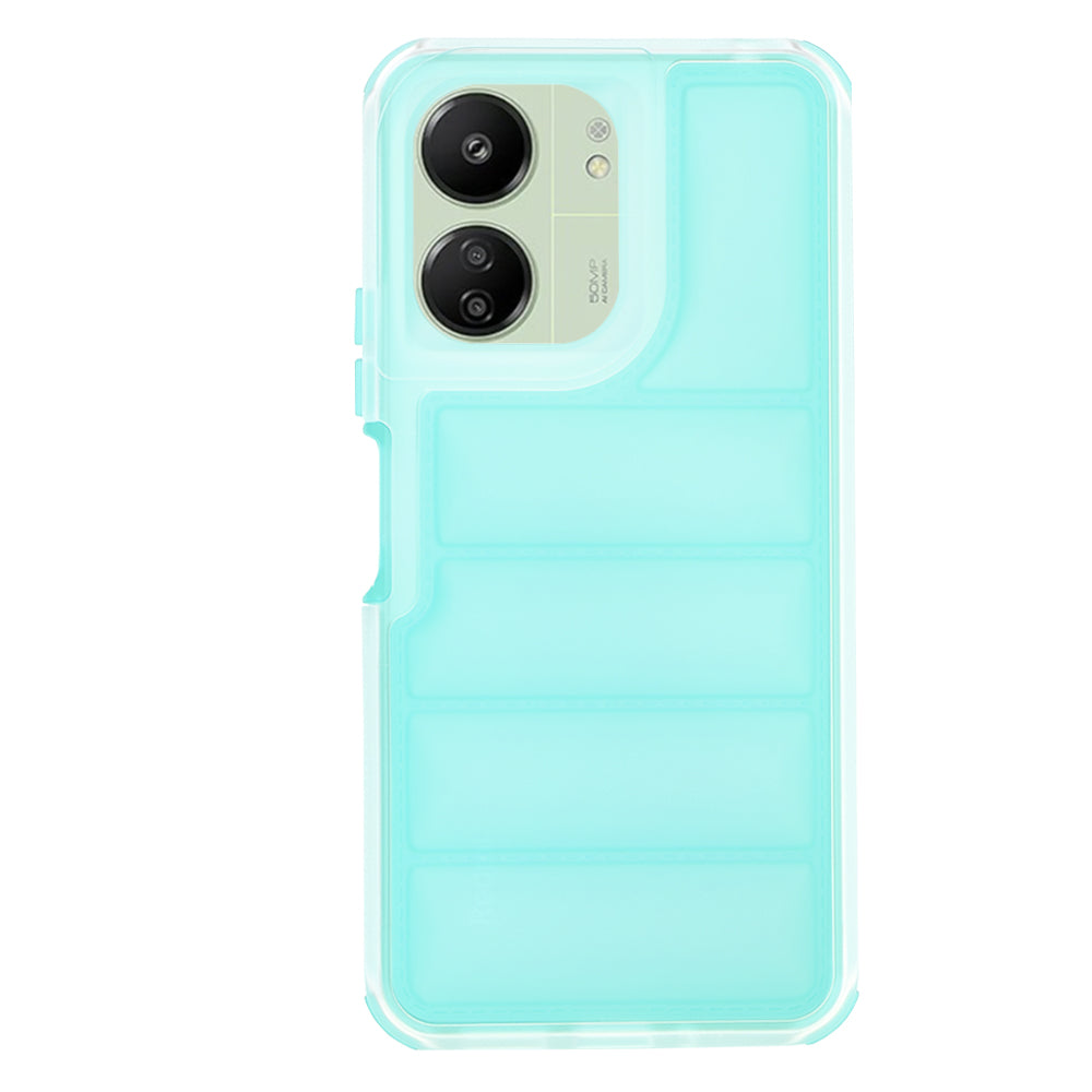 Capa para Xiaomi Redmi 13C 5G / 13C / Poco C65, Techsuit, Wave Shield, Turquesa