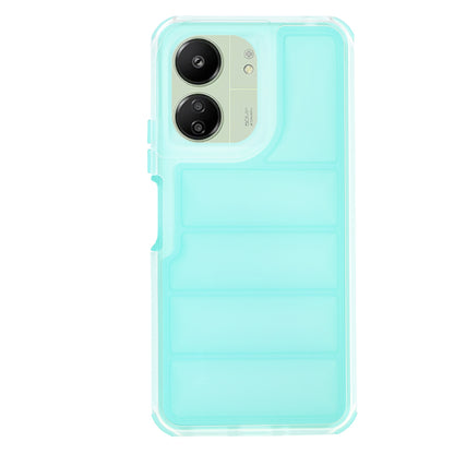 Capa para Xiaomi Redmi 13C 5G / 13C / Poco C65, Techsuit, Wave Shield, Turquesa