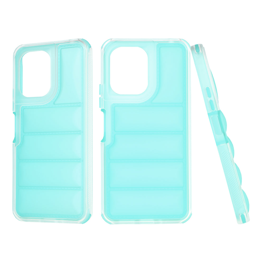 Capa para Xiaomi Redmi 13C 5G / 13C / Poco C65, Techsuit, Wave Shield, Turquesa