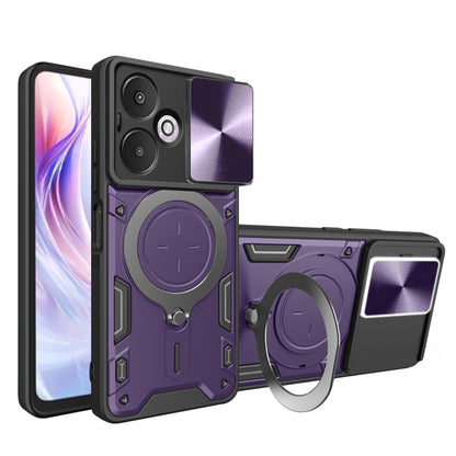 Capa para Xiaomi Redmi 13C 5G, Techsuit, CamGuard Pro, Roxo