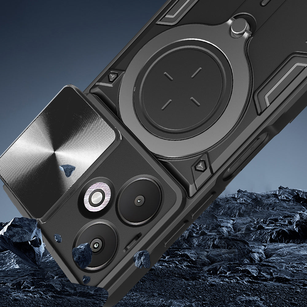 Capa para Xiaomi Redmi 13C 5G, Techsuit, CamGuard Pro, Preta