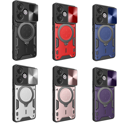 Case for Xiaomi Redmi 13C 5G, Techsuit, CamGuard Pro, Red