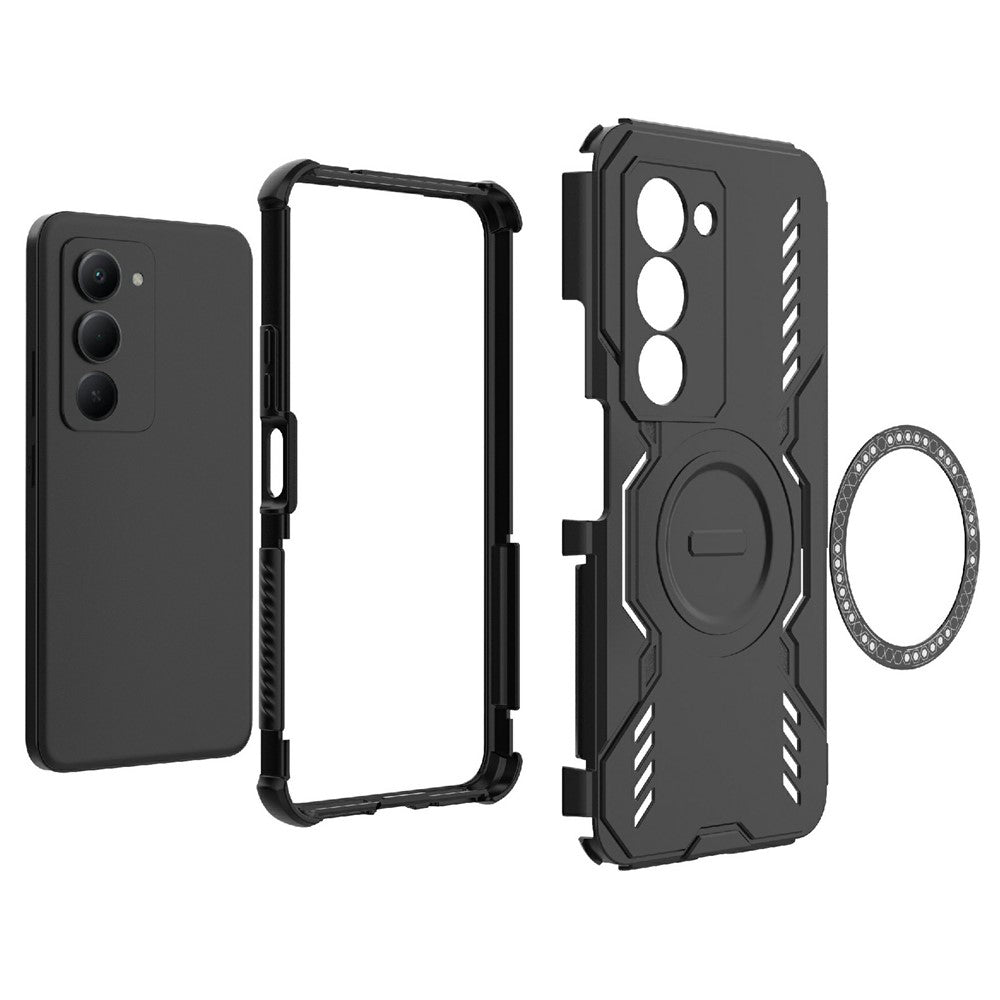 Capa para Xiaomi Redmi 15 5G / 15 4G, Techsuit, ArmorMag, Preta