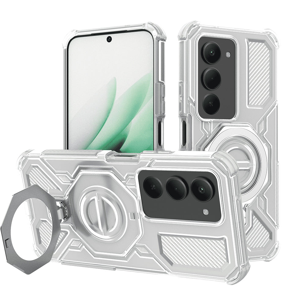 Capa para Xiaomi Redmi 15 5G / 15 4G, Techsuit, Carbon Shield Pro, Branca