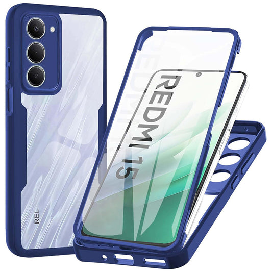 Capa para Xiaomi Redmi 15 5G / 15 4G, Techsuit, ColorVerse 360, Azul