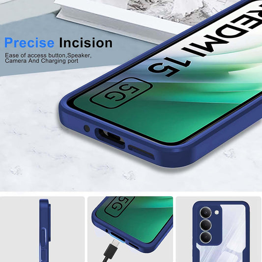 Capa para Xiaomi Redmi 15 5G / 15 4G, Techsuit, ColorVerse 360, Azul