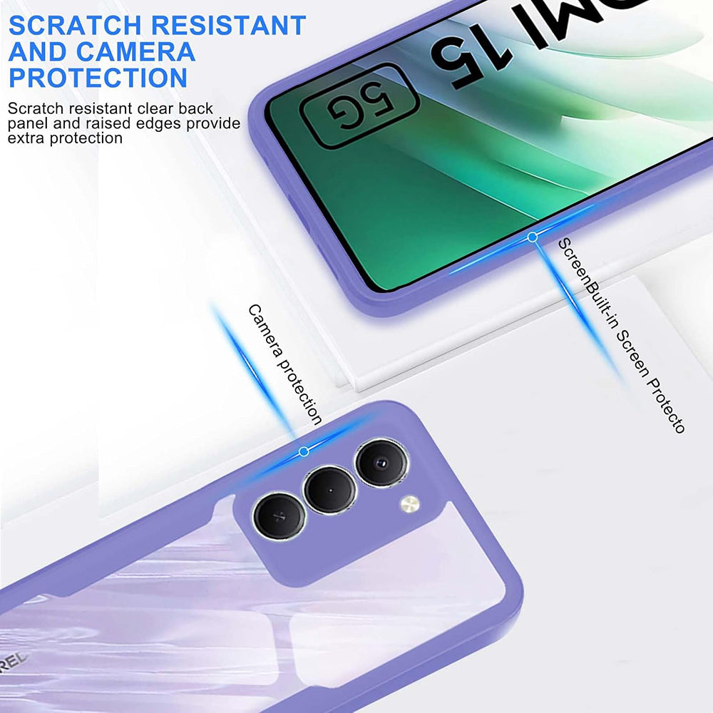 Capa para Xiaomi Redmi 15 5G / 15 4G, Techsuit, ColorVerse 360, Roxo