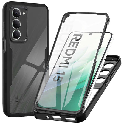 Capa para Xiaomi Redmi 15 5G / 15 4G, Techsuit, ColorVerse 360, Preta