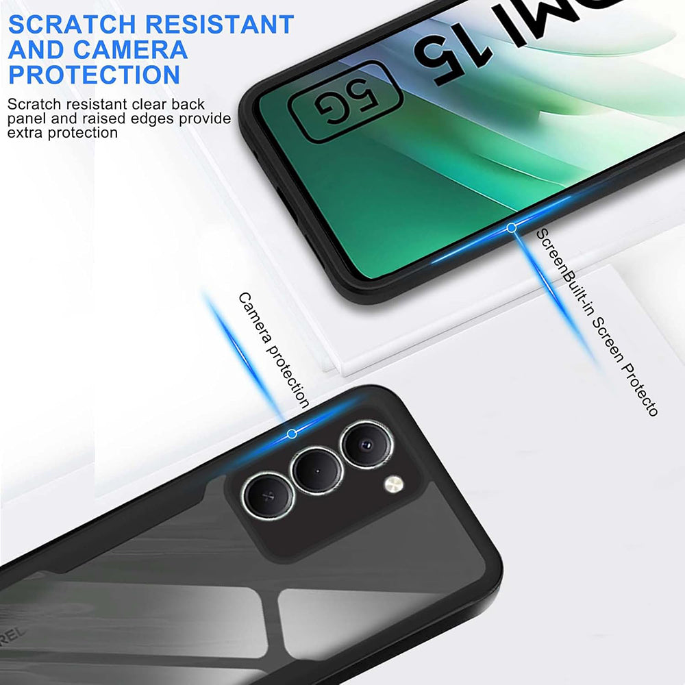 Capa para Xiaomi Redmi 15 5G / 15 4G, Techsuit, ColorVerse 360, Preta