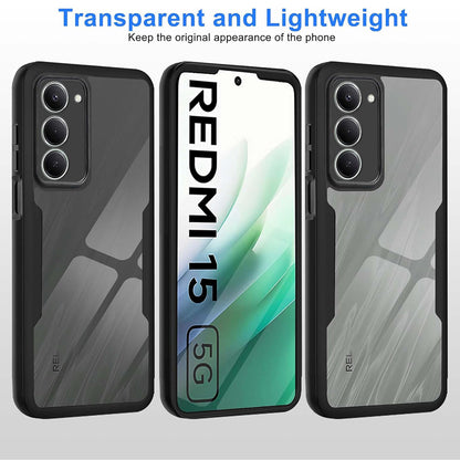Capa para Xiaomi Redmi 15 5G / 15 4G, Techsuit, ColorVerse 360, Preta