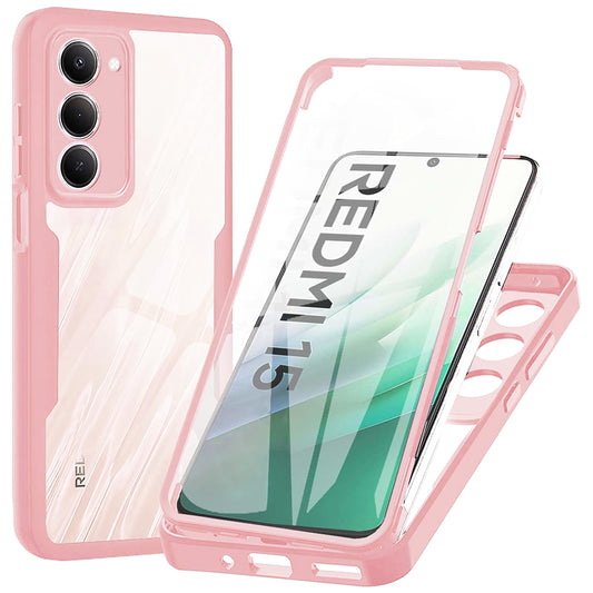 Capa para Xiaomi Redmi 15 5G / 15 4G, Techsuit, ColorVerse 360, Rosa