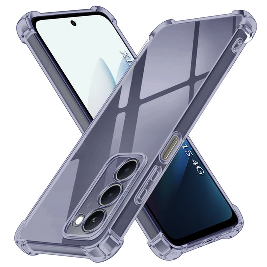 Capa para Xiaomi Redmi 15 5G / 15 4G, Techsuit, Transparente Antichoque, Fumada