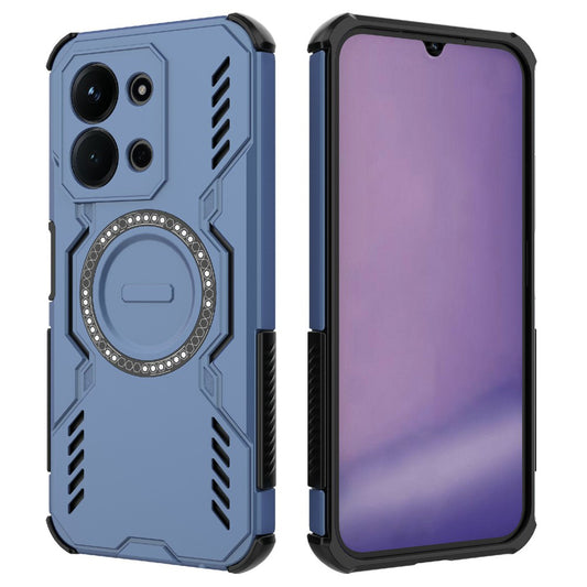 Capa MagSafe para Xiaomi Redmi 15C 5G / 15C 4G, Techsuit, ArmorMag, Azul
