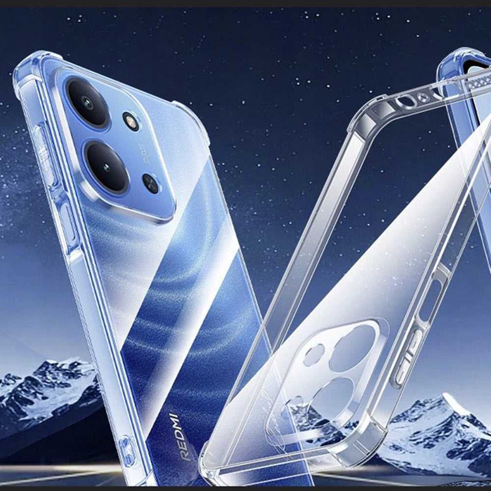 Capa para Xiaomi Redmi 15C 5G / 15C 4G, Techsuit, Transparente à Prova de Choques