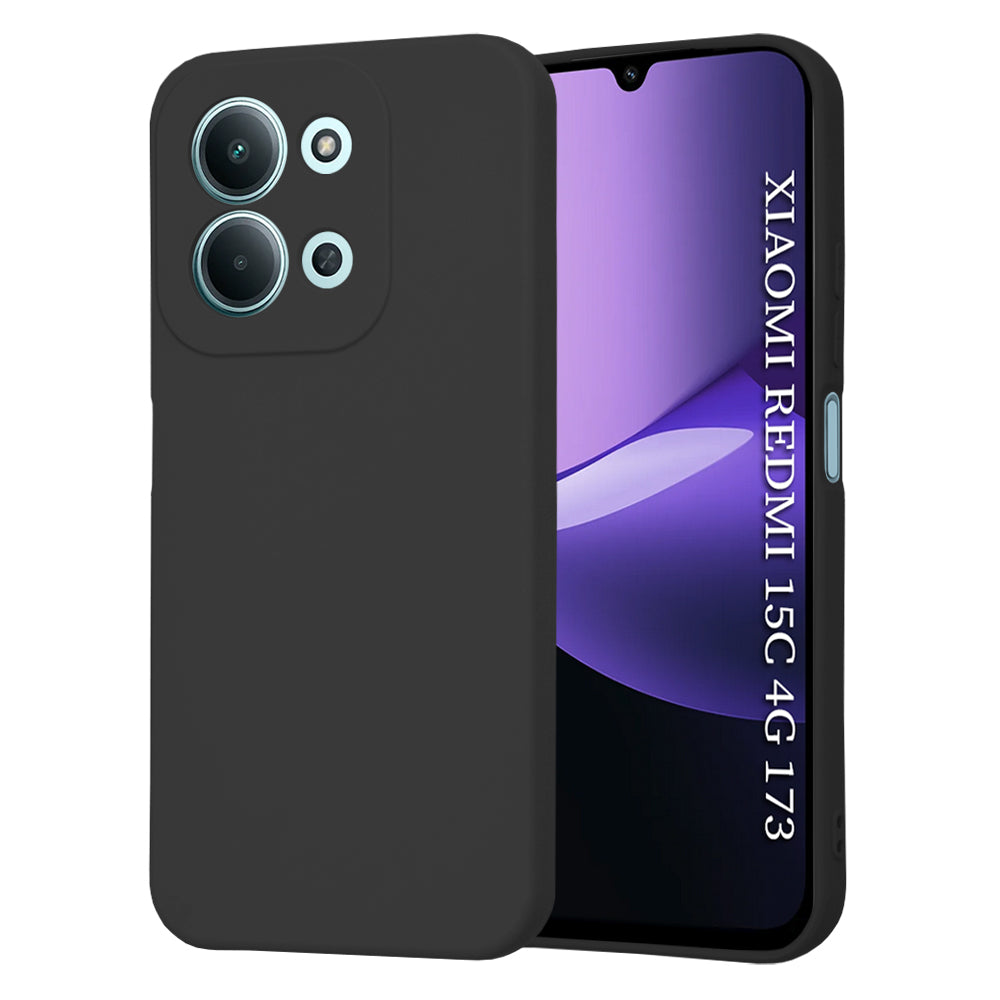 Capa para Xiaomi Redmi 15C 5G / 15C 4G, Techsuit, SoftFlex, Preta