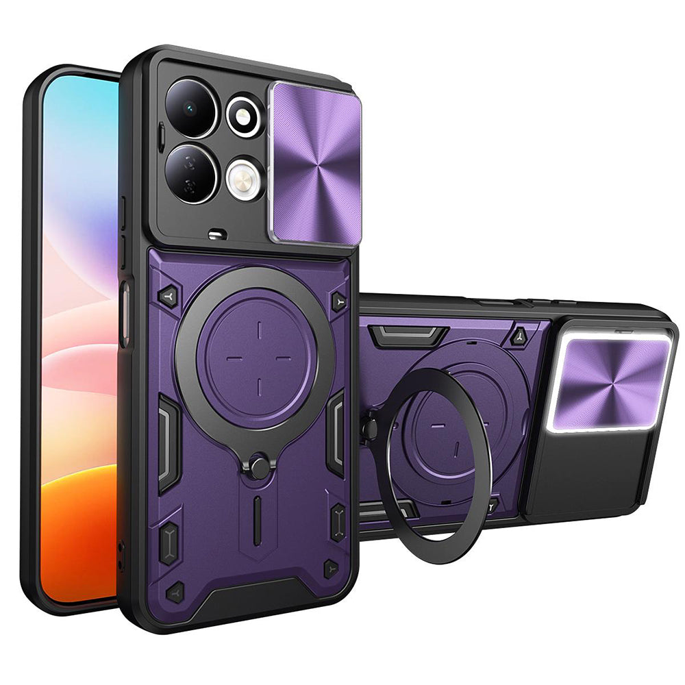 Capa para Xiaomi Redmi 17 5G / 17 4G, Techsuit, CamGuard Pro, Roxa