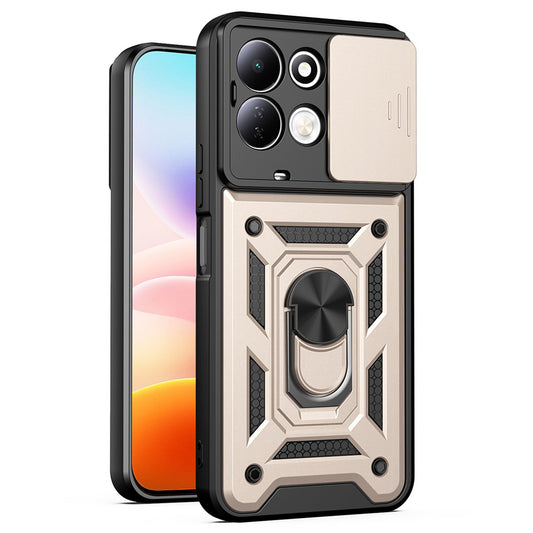 Capa para Xiaomi Redmi 17 5G / 17 4G, Techsuit, CamShield, Dourada