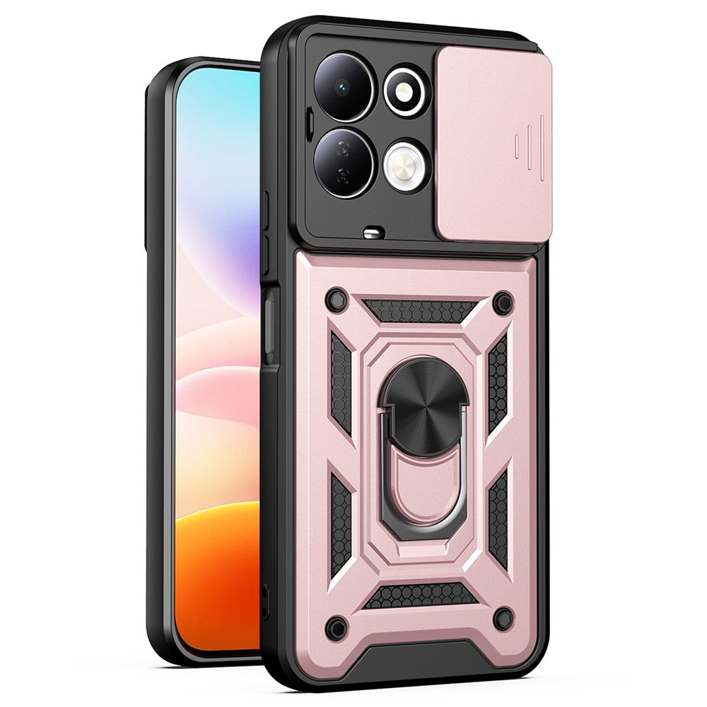 Capa para Xiaomi Redmi 17 5G / 17 4G, Techsuit, CamShield, Rosa Dourado
