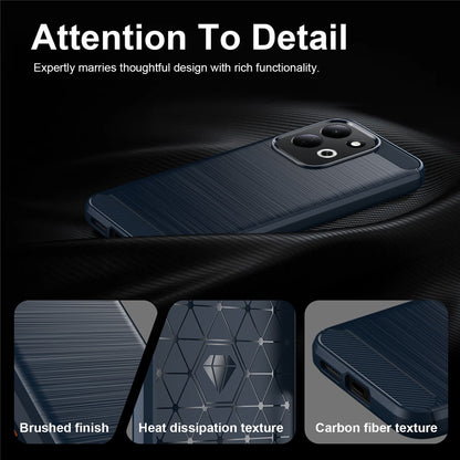 Capa para Xiaomi Redmi 17 5G / 17 4G, Techsuit, Carbono, Azul